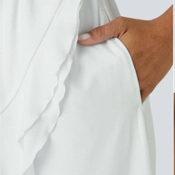 HALARA White High Low Dress - Picture 5 of 7